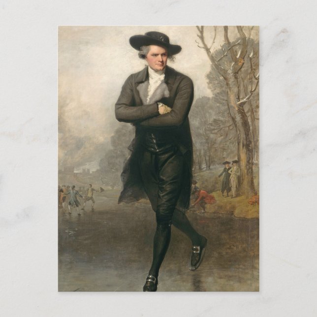 Cartão Postal O Skater (Retrato de William Grant) (Frente)