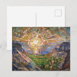 Cartão Postal O Sol 1916 Edvard Munch