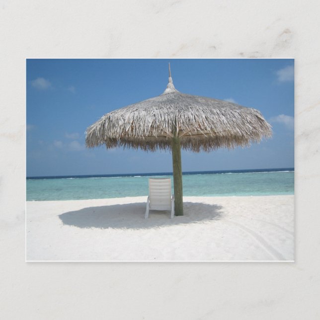 Cartão Postal O Sol, o Mar, a Areia e a Sombra (Frente)