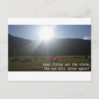 Cartão Postal O sol vai brilhar postais