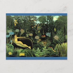 Cartão Postal O Sonho de Henri Rousseau (1910)