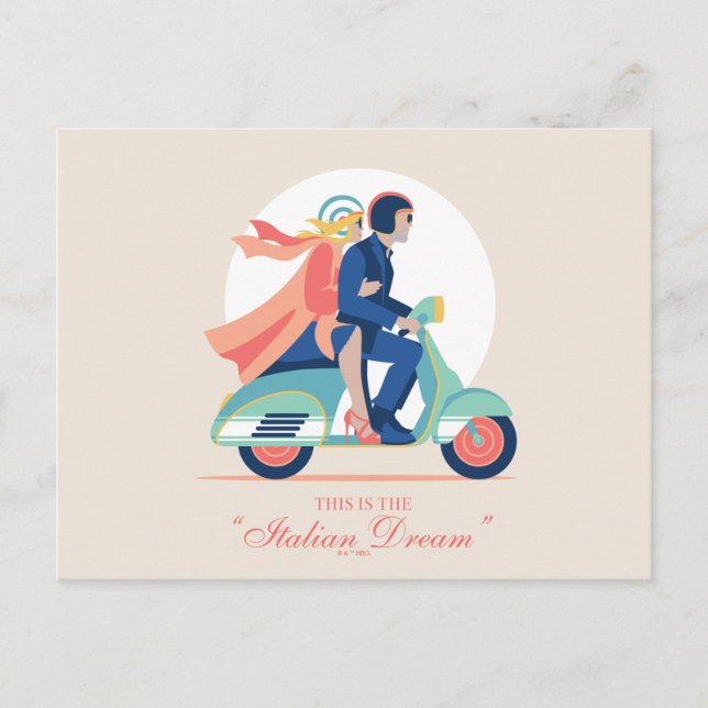 Cartão Postal O Sonho Italiano - O Lotus Branco (Frente)