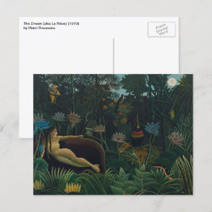 Cartão Postal O Sonho (Le Reve Exotique) de Henri Rousseau