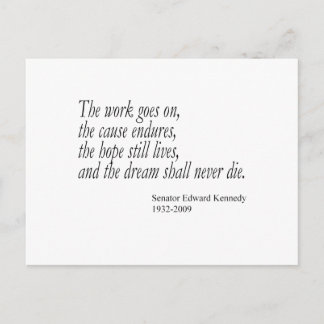 Cartão Postal O sonho nunca morrerá...