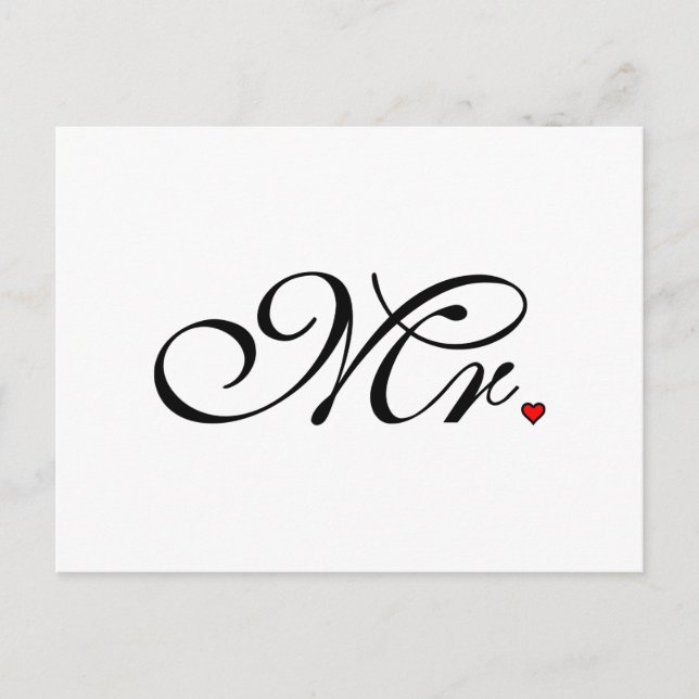 Cartão Postal O Sr. Marido Culpou A Sua Nova Semana (Frente)