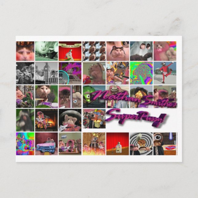 Cartão Postal O SuperPostcard de Nathan Smithe! (Frente)