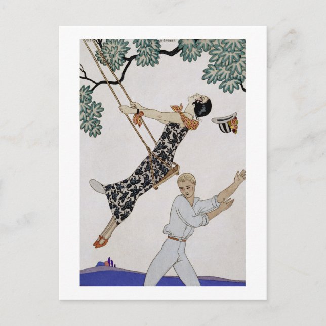 Cartão Postal O Swing, 1920 (Frente)