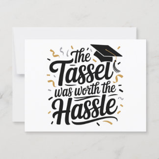 Cartão Postal O Tassel Valeu a Pena do Hassle - Graduação 2025