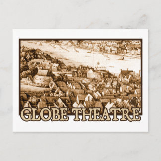 Cartão Postal O Teatro do Globo de Hollar Long View de Londres