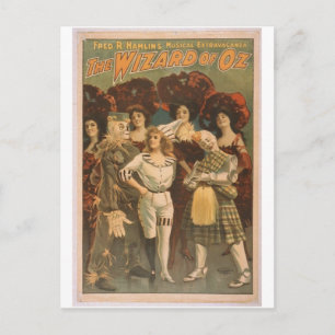 Cartão Postal O Teatro Retro do Mágico de Oz