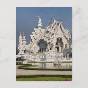 Cartão Postal O Templo Branco (Wat Rong Khun), Tailândia