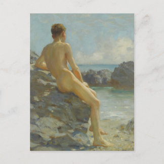 Cartão Postal O tempo de Henry Scott Tuke