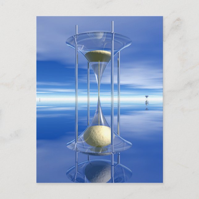 Cartão Postal O tempo e o espaço (Frente)