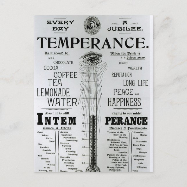 Cartão Postal O Termômetro Diamond Jubilee da Vida (Frente)