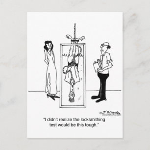 Cartão Postal O Teste De Artesanato É Duro