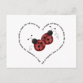 Cartão Postal O Thread Vermelho