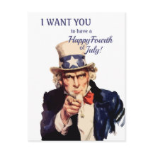 O Tio Sam Feliz 4 de julho