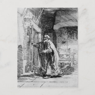 Cartão Postal O Tobit cego, 1651