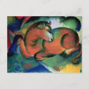 Cartão Postal O Touro Vermelho, 1912