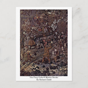 Cartão Postal O Traço-Mestre De Richard Dadd