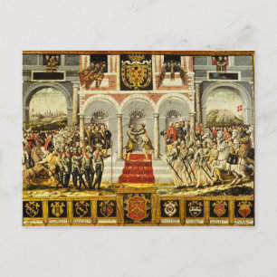 Cartão Postal O Tratado de Cateau-Cambresis