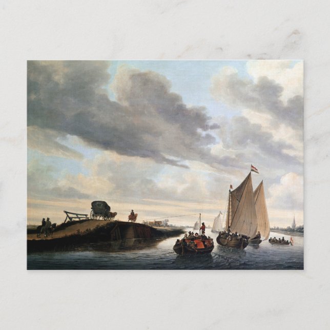 Cartão Postal O Treinador de Água (Frente)