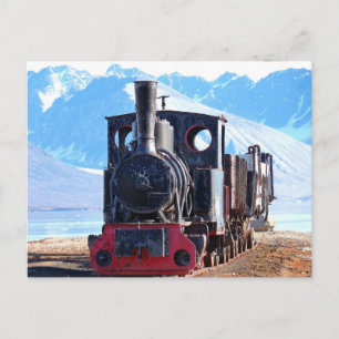 Cartão Postal O trem mais ao norte do mundo, Svalbard