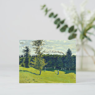 Cartão Postal O trem no país