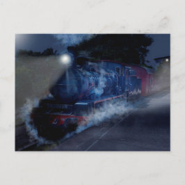 Cartão Postal O trem noturno