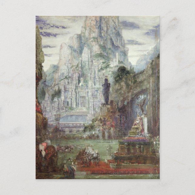 Cartão Postal O triunfo de Alexandre o Excelente (Frente)