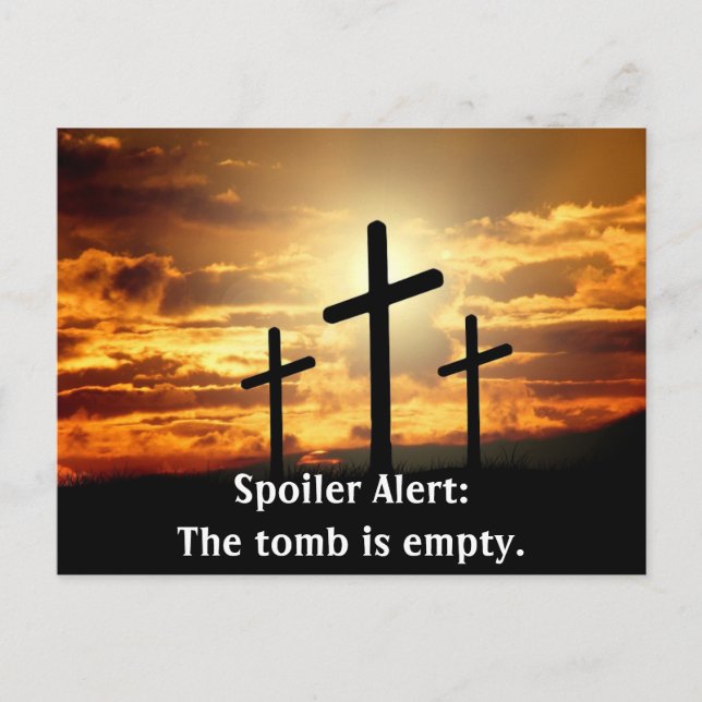 Cartão Postal O Túmulo está vazio (Frente)