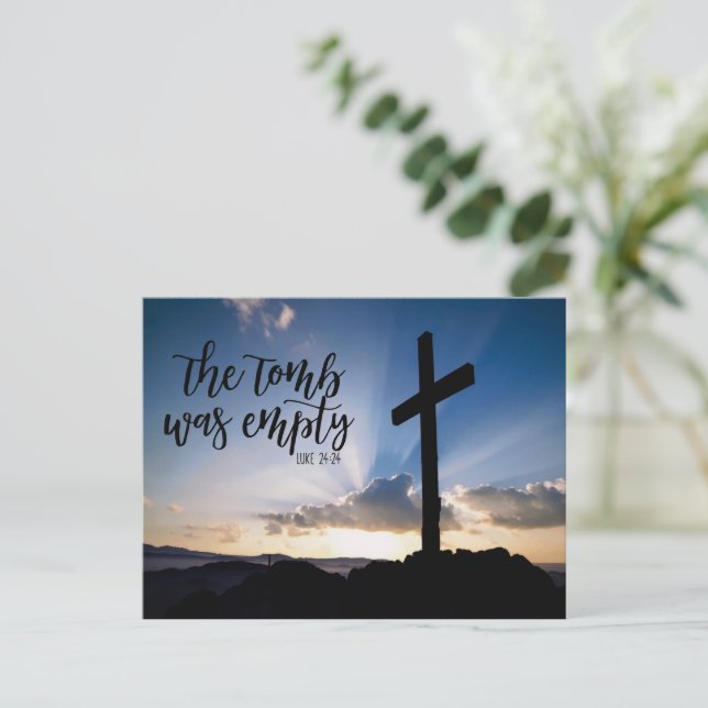 Cartão Postal O Túmulo Estava Vazio (Em pé/Frente)