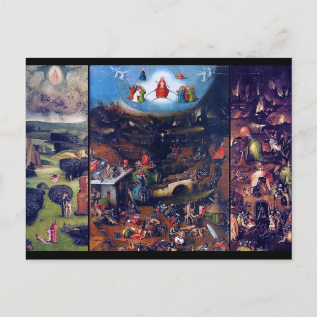 Cartão Postal O Último Acórdão, Bosch (Frente)