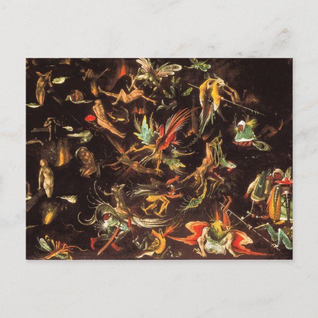 Cartão Postal O último acórdão de Hieronymus Bosch (Frente)