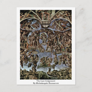 Cartão Postal O Último Acórdão De Michelangelo Buonarroti