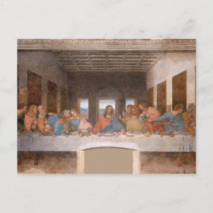 Cartão Postal O último jantar de Leonardo Da Vinci