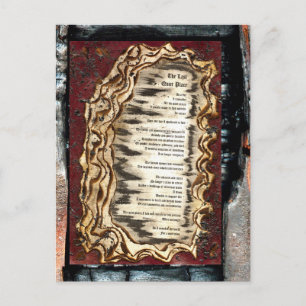 Cartão Postal O último lugar silencioso