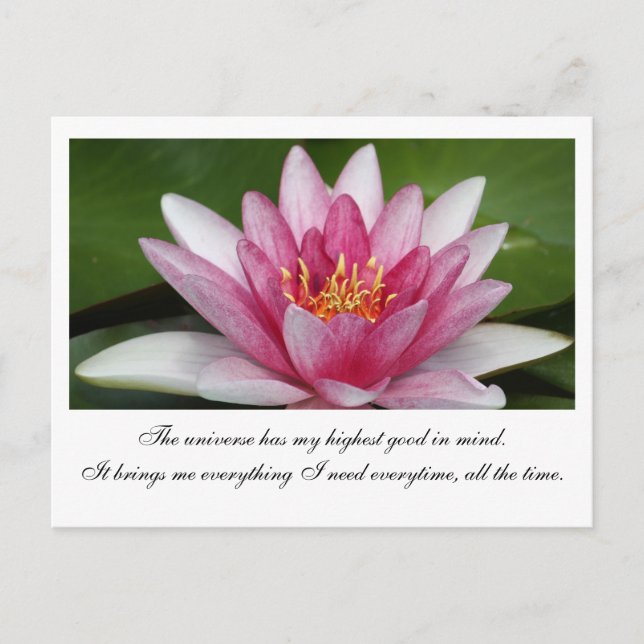 Cartão Postal O universo (Frente)