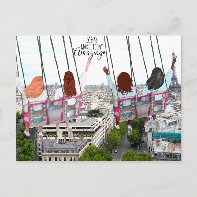 Cartão Postal O vamos torna-se surpreendente hoje (Frente)