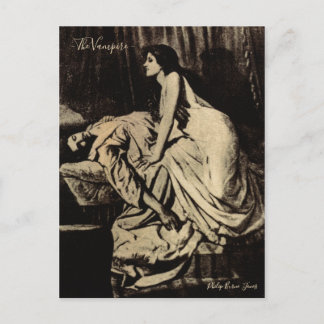 Cartão Postal O Vampiro (1897) - Philip Burne-Jones