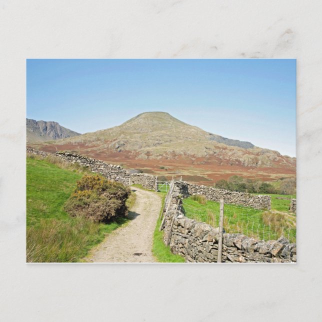 Cartão Postal O Velho Homem de Coniston (Frente)