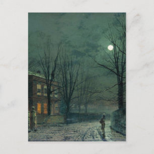 Cartão Postal O Velho Salão Sob A Lua John Atkinson Grimsha
