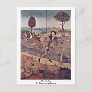 Cartão Postal O Vendedor Ambulante Por Jheronimus Bosch