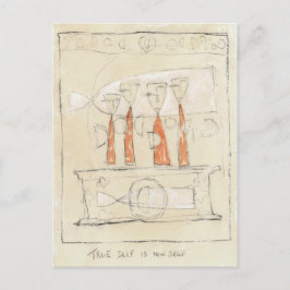 Cartão Postal O verdadeiro eu não é o próprio