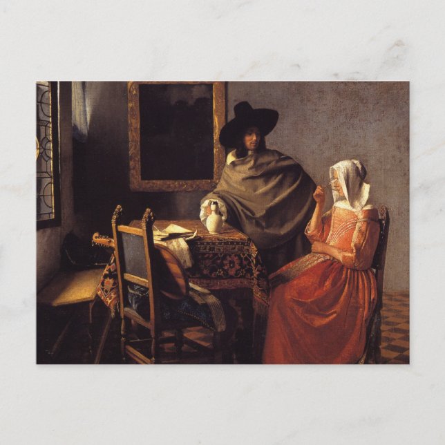 Cartão Postal O Vidro do Vinho (Frente)