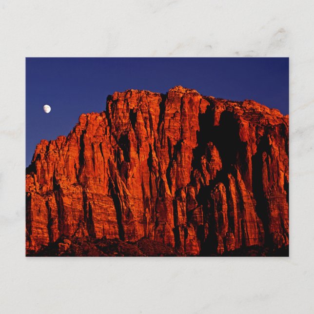 Cartão Postal O Watchman e o Cartão-postal da Lua (Frente)