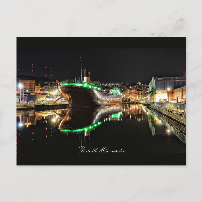 Cartão Postal O William A Irvin Duluth Minnesota (Frente)