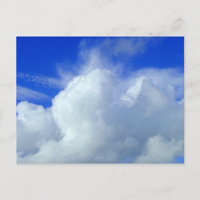 Cartão Postal O Yonder Azul (Frente)