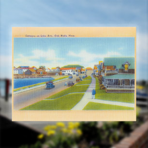 Cartão Postal Oak Bluffs no Vineyard de Martha