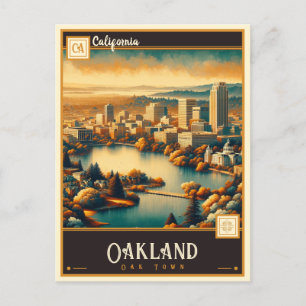 Cartão Postal Oakland, Califórnia   Vintage